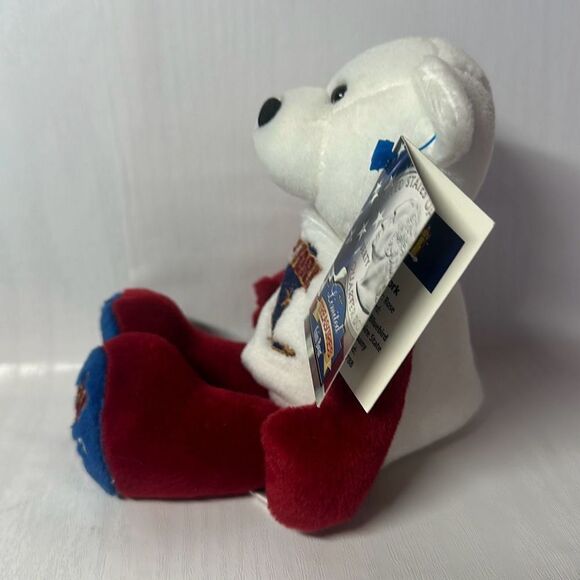 Vintage Collectible Limited Treasures Plush Coin Bear New York State Quarter - Picture 6 of 8